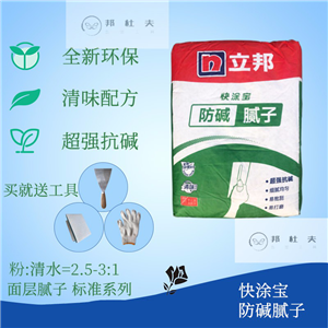 ?立邦 快涂寶防堿膩?zhàn)臃?面層膩?zhàn)?清味新裝抗堿